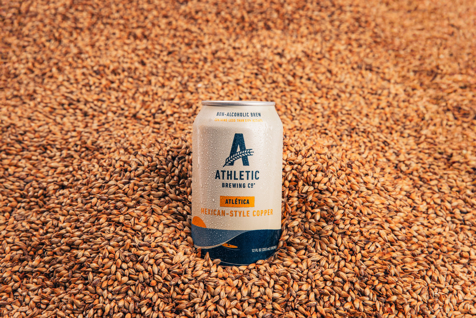 Atletica can in grain