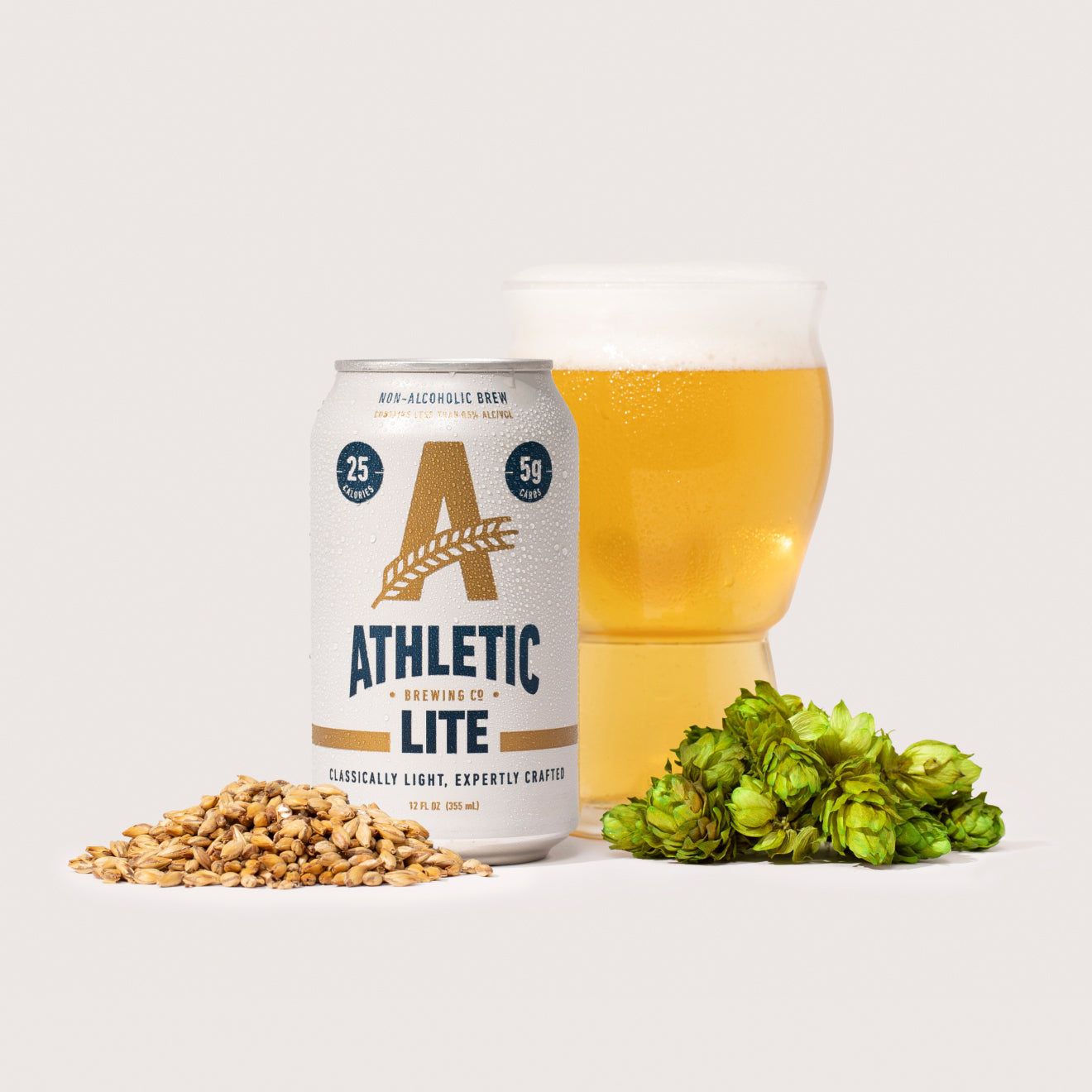 athletic lite next to ingredients