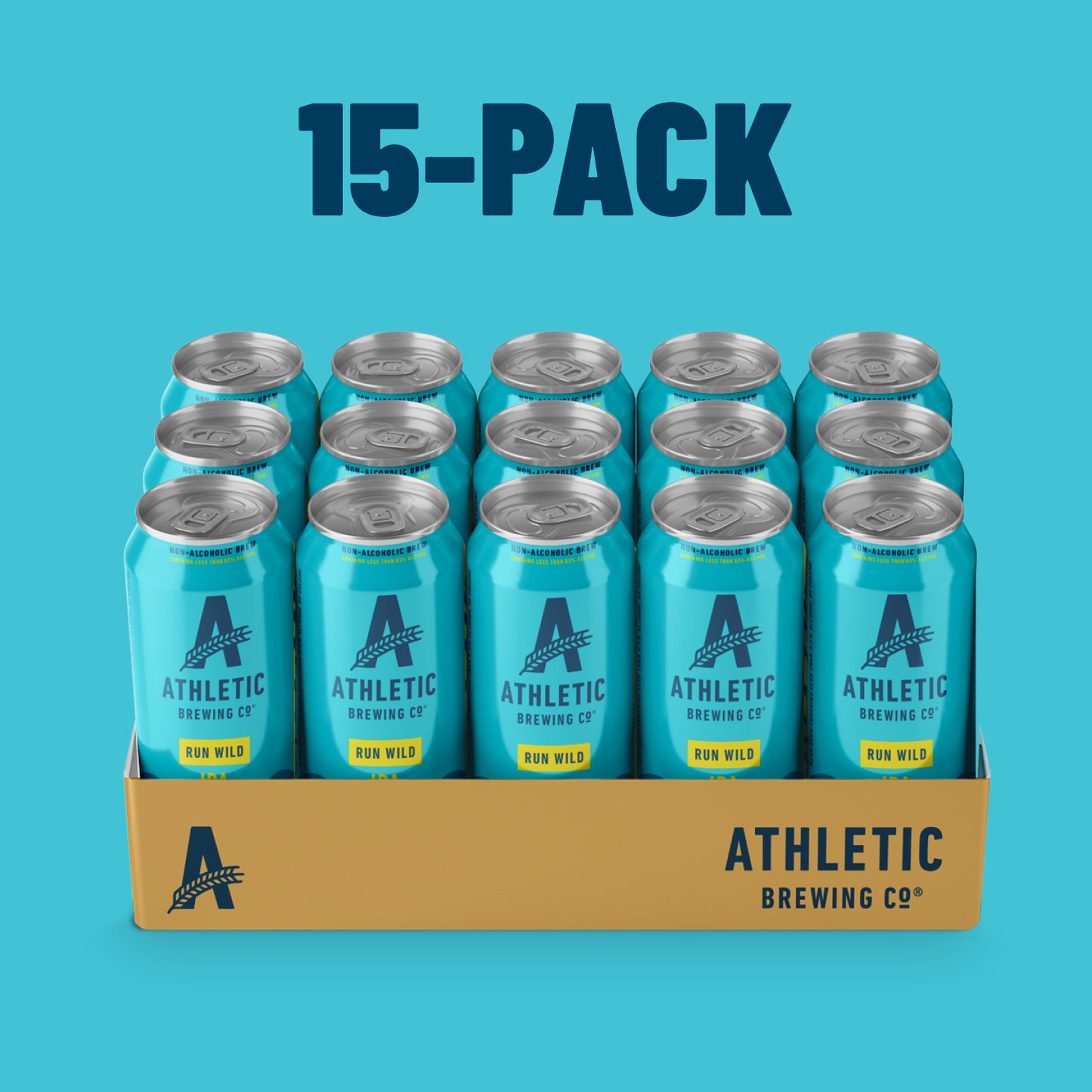 15 19.2 oz cans of run wild in a case